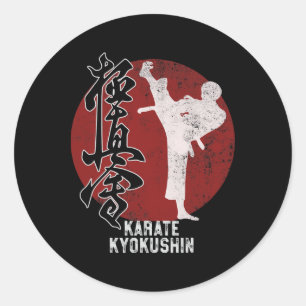 Adesivo Oferta de Arte Marcial de Kyokushin Karate