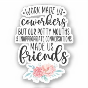 Adesivo Oferta De Bestimento De Trabalho, Presente De Cole