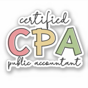 Adesivo Oferta de Contabilista Público Certificada da CPA