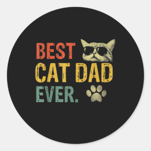 Adesivo Oferta De Pai De Gato Do Melhor Pai De Gato De Vin
