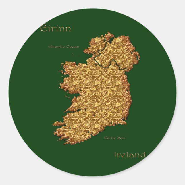 Adesivo Oferta do Designer de Mapa do Velho Mundo (Frente)