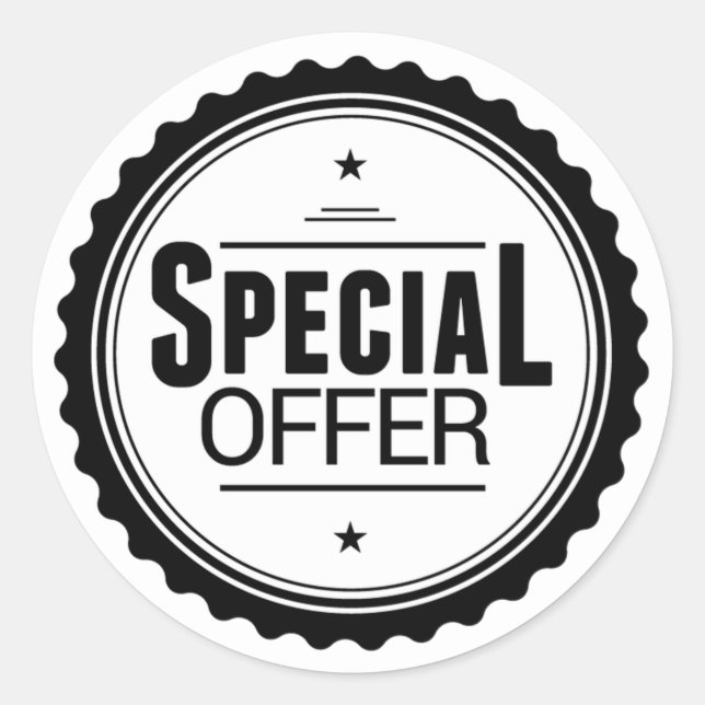 Adesivo Oferta especial (Frente)