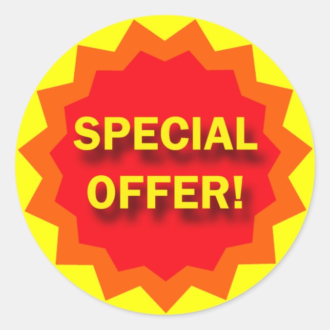 ADESIVO OFERTA ESPECIAL - SINAL DE VAREJO (Frente)