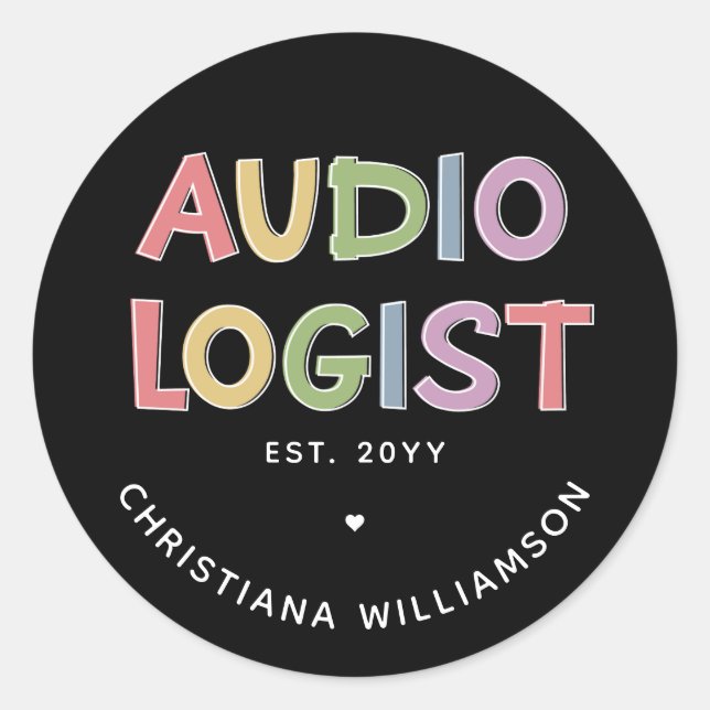 Adesivo Oferta Personalizada de Audiologia para Graduação (Frente)