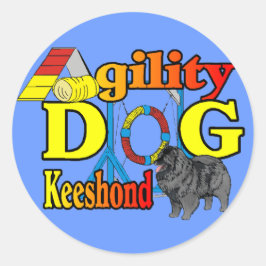 Adesivo Ofertas de agilidade de Keeshond