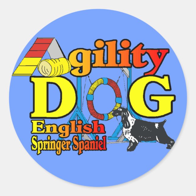 Adesivo Ofertas de agilidade do espanhol do Springer em in (Frente)