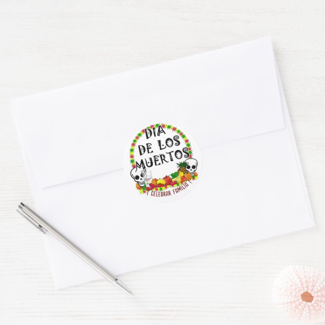 Adesivo Ofertas Para O Dia De Los Muertos (Envelope)