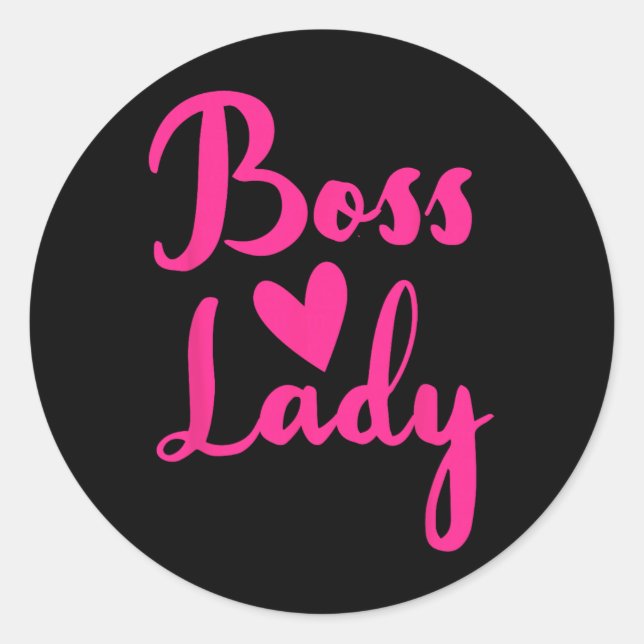 Adesivo Office Employee Bosses Day Female Boss Ceo Manager (Frente)