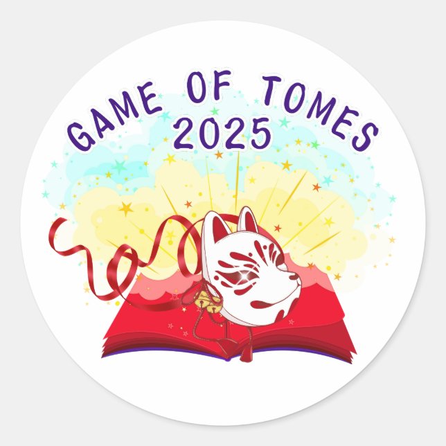 Adesivo Official Game of Tomes 2025 Stickers (Frente)