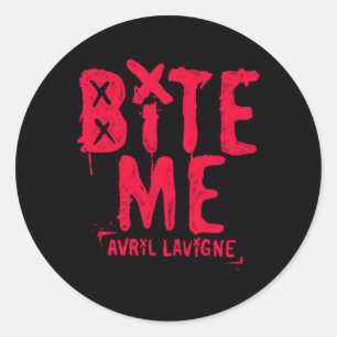Adesivo Oficial Avril Lavigne Red Bite Me
