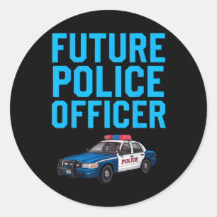 Adesivo Oficial De Polícia legal Design Para Meninos Toddl