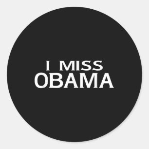 Adesivo Oficial I Miss Barack Obama T Shirt- Mens, Mulhere