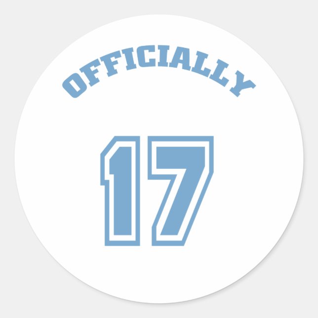 Adesivo Oficialmente 17 (Frente)