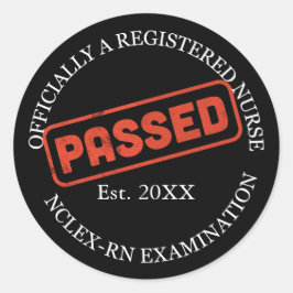Adesivo oficialmente enfermeiro registrado - passou nclex 