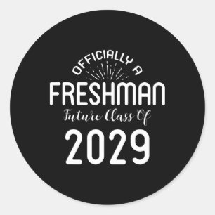 Adesivo Oficialmente um calouro da turma de 2029 Graduação