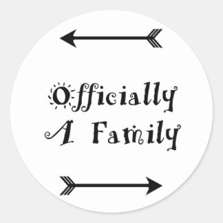 Adesivo Oficialmente uma Família - Dia da Adoção