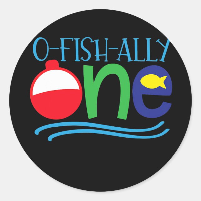 Adesivo Ofishally ONE baby O fish ally ONE  (Frente)