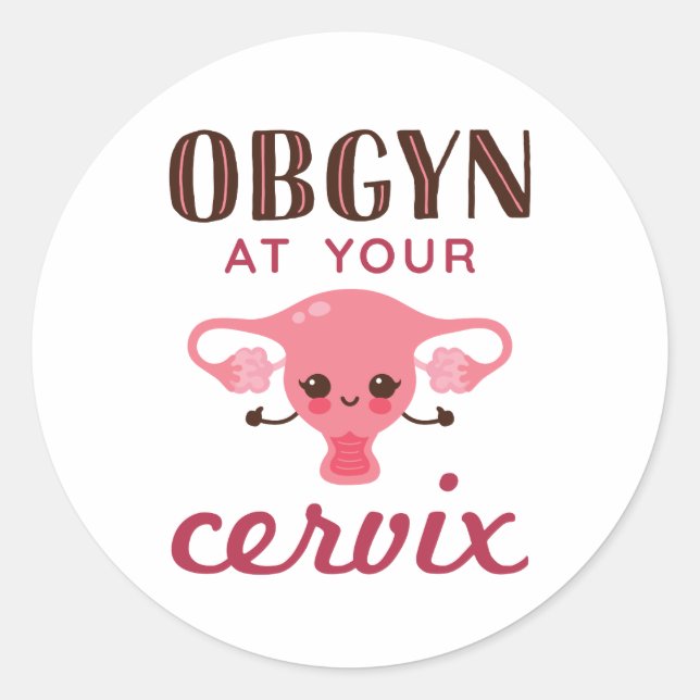 Adesivo OGBYN No Seu Cervix (Frente)