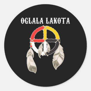 Adesivo Oglala Lakota Sioux South Dakota Medicine Wheel La