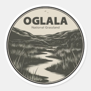 Adesivo Oglala National Grassland Nebraska Stream