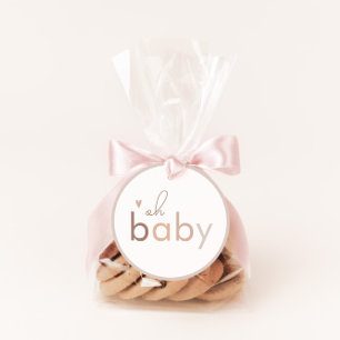Adesivo Oh, Baby Gender Neutral Modern Chá de fraldas