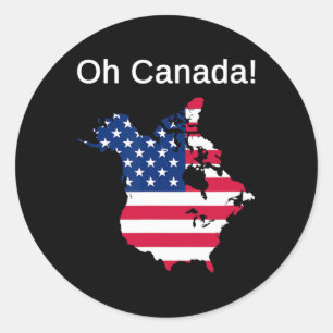 Adesivo Oh Canadá! Cotações Engraçadas
