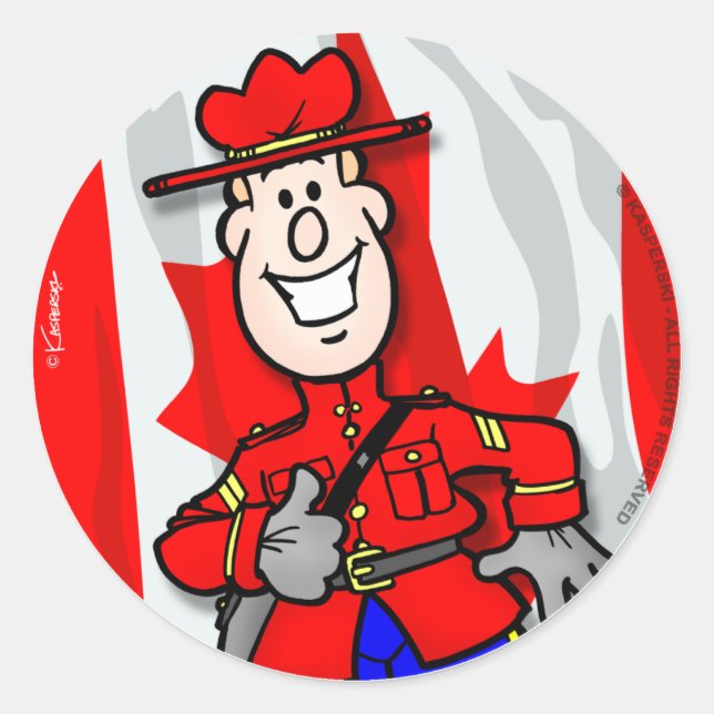 Adesivo Oh Canadá EH! (Frente)