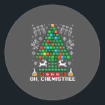 Adesivo Oh Chemistree Christmas Chemistry Periódico<br><div class="desc">Oh Chemistree Christmas Chemistry Periódico</div>