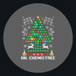 Adesivo Oh Chemistree Christmas Chemistry Periódico<br><div class="desc">Oh Chemistree Christmas Chemistry Periódico</div>