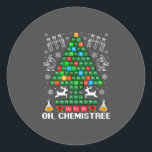 Adesivo Oh Chemistree Christmas Chemistry Periódico<br><div class="desc">Oh Chemistree Christmas Chemistry Periódico</div>