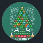 Adesivo Oh Chemistree Christmas Chemistry Science Periodic<br><div class="desc">Oh Chemistree Christmas Chemistry Science Periodic</div>