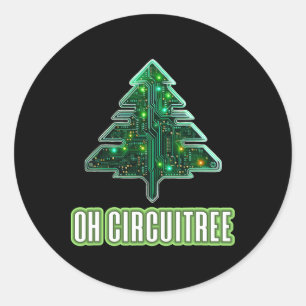 Adesivo Oh Circuito Eletrônicos de Natal Circuito Conselho