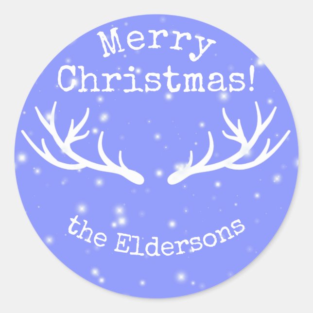 Adesivo Oh Deer, é o palito de Natal (Frente)