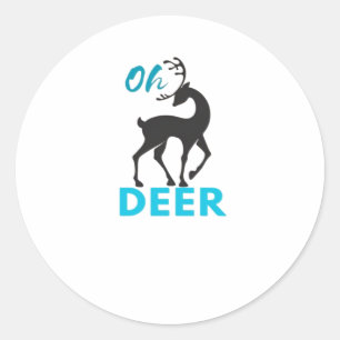 Adesivo Oh Deer Minimal Design
