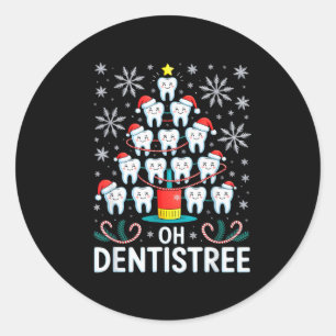 Adesivo Oh Dentistree - Árvore de Natal Divertida Higiene