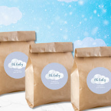 Oh Menino Azul Nuvens Azuis Chá de fraldas das Est