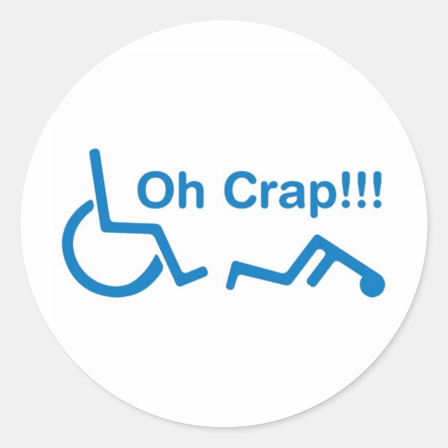 Adesivo oh merda (Frente)