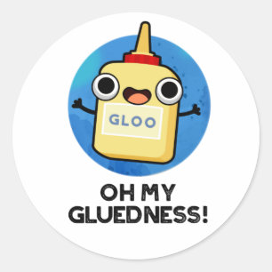Adesivo Oh Minha Gluedness Belo Super Glue Pun