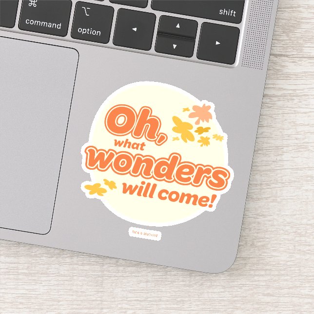 Adesivo Oh, Os Lugares Que Você Vai! "Que Maravilhas Vêm" (Detalhe)