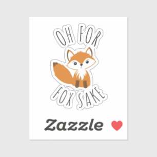 Adesivo Oh para Fox Sake