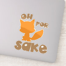 Oh Para Fox Sake, Fox Silhouette, Woodland Animal