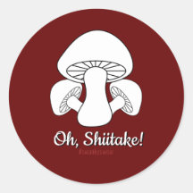Oh Shiitake (vermelho escuro)