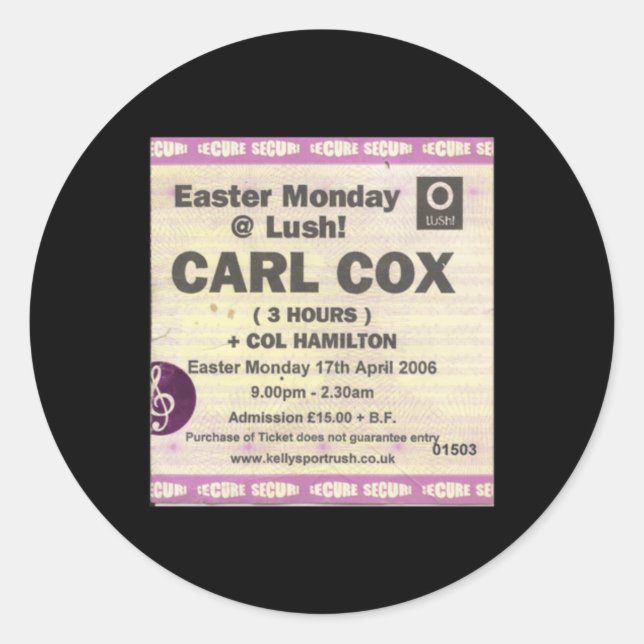 Adesivo Oh Sim Sim Sim Portrush Ticket Sticker (Frente)