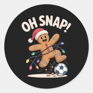 Adesivo Oh Snap! Diversão Natal Futebol Fãs Férias Riso H