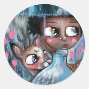 Adesivo Oh! Veado Está Chovendo