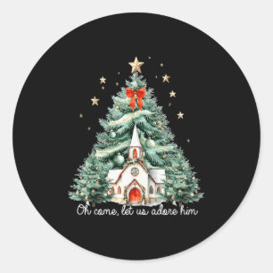 Adesivo Oh Venha Vamos Adorá-Lo Jesus Cristo Natal