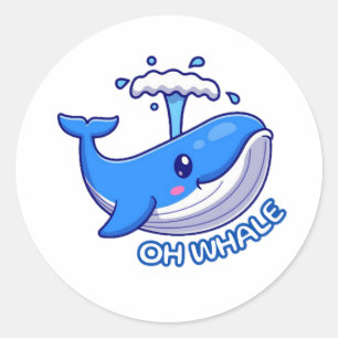 Adesivo Oh Whale Sticker