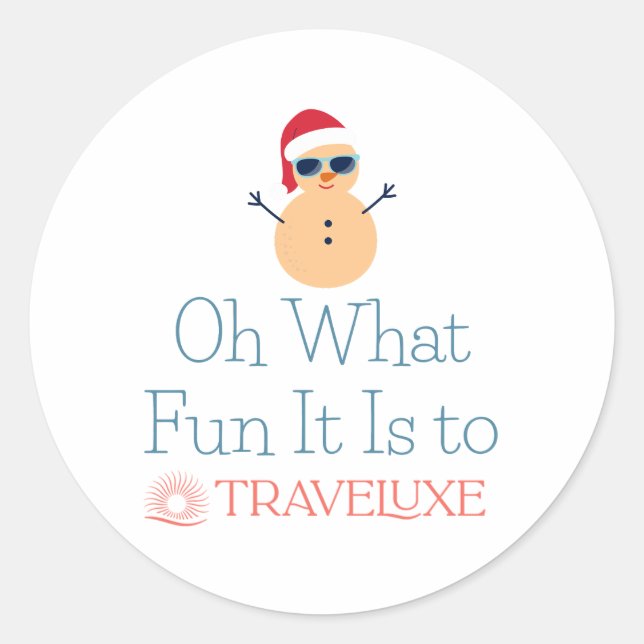 Adesivo Oh What Fun (Frente)