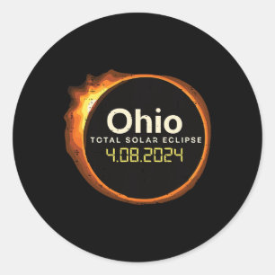 Adesivo Ohio Solar Eclipse 2024 Totality April 8 Men Women