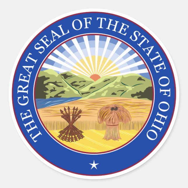 Adesivo Ohio State Seal (Frente)